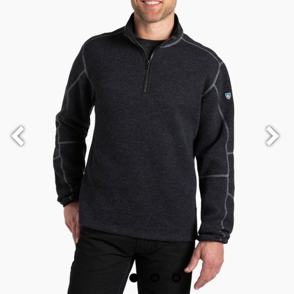 Kuhl Thor quarter zip pullover sweater Large
